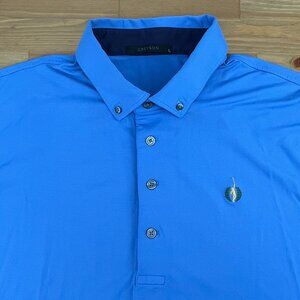 Greyson Golf Polo Shirt Mens Large Blue Short Sleeve Jack Nicklaus Bears Club